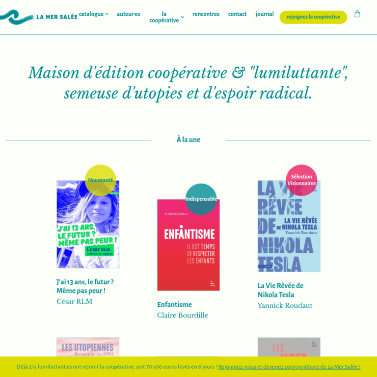 Éditions La Mer Salée
