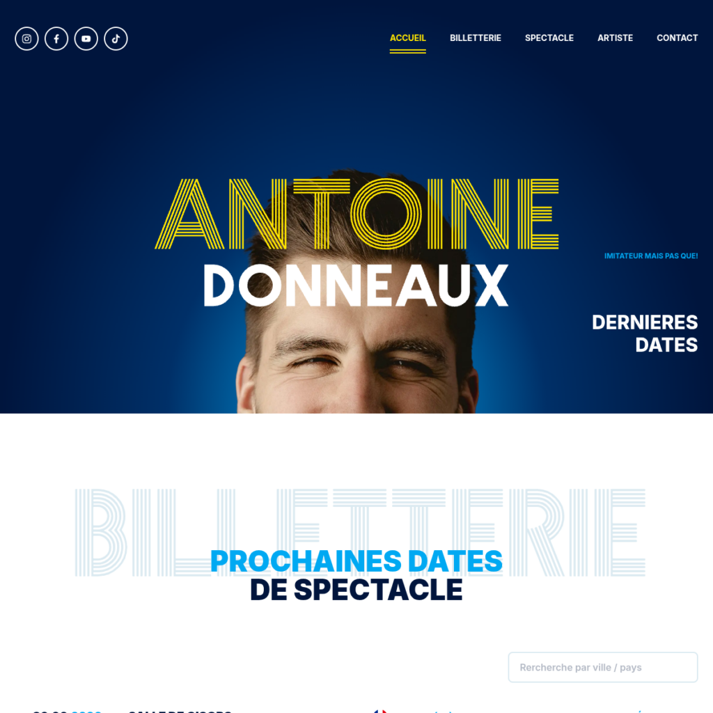 Antoine Donneaux, stage impressionist