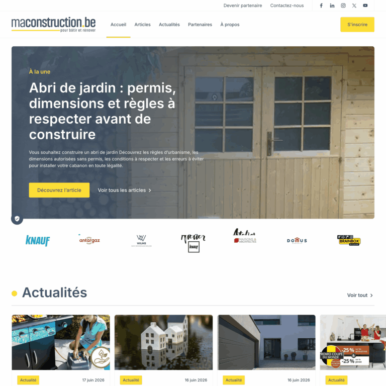Ma Construction, média de la construction