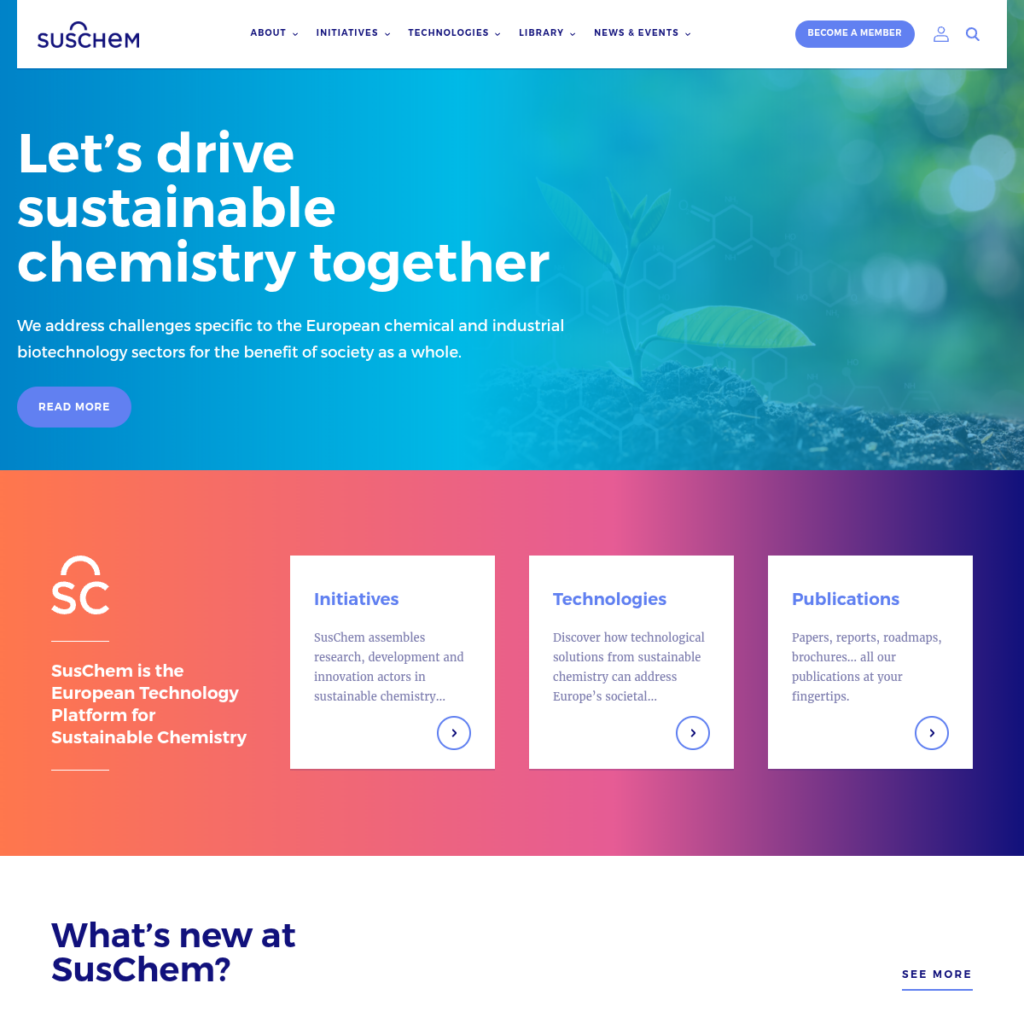 SusChem, chimie durable