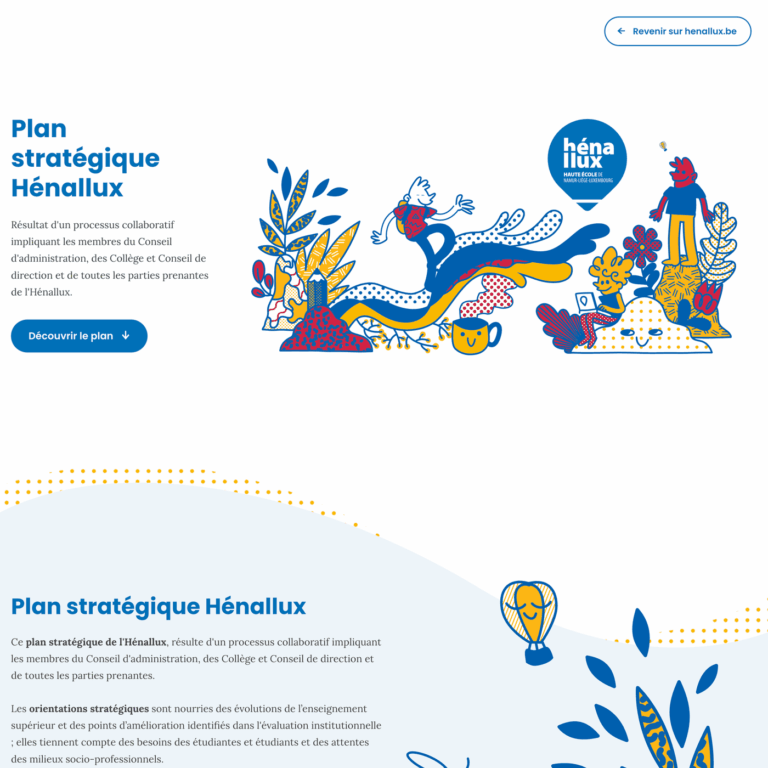 Plan stratégique Hénallux
