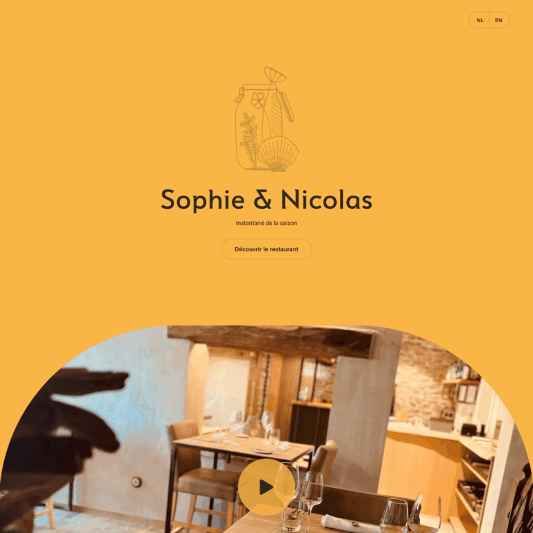 Sophie & Nicolas, restaurant à Comblain-la-Tour